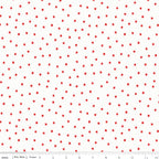 Sew America Star Toss on White by J. Wecker Frisch of Great Joy Studio; Sold in Half Yard Increments