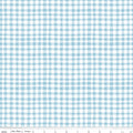 Firework Fields Gingham in Light Blue by Gracey Larson; Sold in Half Yard Increments