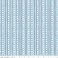 Firework Fields Stars and Stripes in Blue by Gracey Larson; Sold in Half Yard Increments