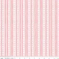 Firework Fields Stars and Stripes in Light Pink by Gracey Larson; Sold in Half Yard Increments