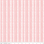 Firework Fields Stars and Stripes in Light Pink by Gracey Larson; Sold in Half Yard Increments