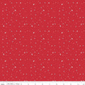Firework Fields Fireflies in Red by Gracey Larson; Sold in Half Yard Increments