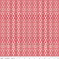 Claus & Co. Star Pattern in Red by Melissa Mortenson; Sold in Half Yard Increments