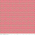 Claus & Co. Star Pattern in Red by Melissa Mortenson; Sold in Half Yard Increments
