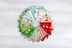 Claus & Co. Candy Cane Stripes (Multicolored) by Melissa Mortenson; Sold in Half Yard Increments