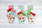 Claus & Co. Candy Cane Stripes (Multicolored) by Melissa Mortenson; Sold in Half Yard Increments
