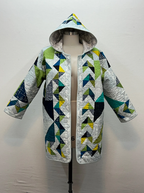 Elemental Coat Pattern by Teresa Coates of Crinkle Dreams; Quilt Coat PAPER Pattern