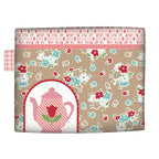 Lori Holt Zippy Bags 3 Panel - From Prairie Home; Lightweight Canvas Panel; Makes 4 Large & 4 Small Project Bags