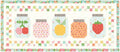 Runner Fabric Kit - In a Fruit Jar Summer Runner Pattern Included; Fabric from Summer Skies & Fireflies by Gracey Larson, Approx. 44" x 19"