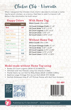 Henrietta Chicken Club #12 Cross Stitch PAPER PATTERN by Lori Holt of Bee in my Bonnet for It's Sew Emma