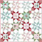 Claus & Co. Candy Cane Stripes (Multicolored) by Melissa Mortenson; Sold in Half Yard Increments