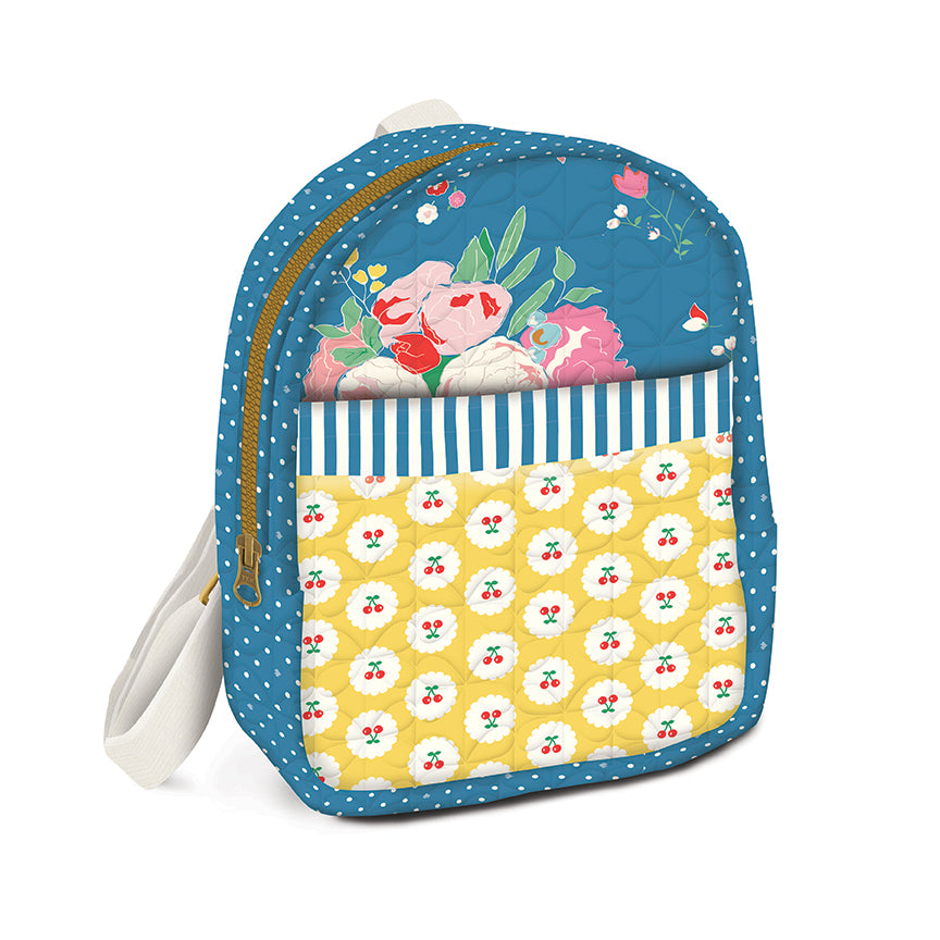 Cotton Nook Backpack Panel by Minki Kim; Makes 2 Backpacks