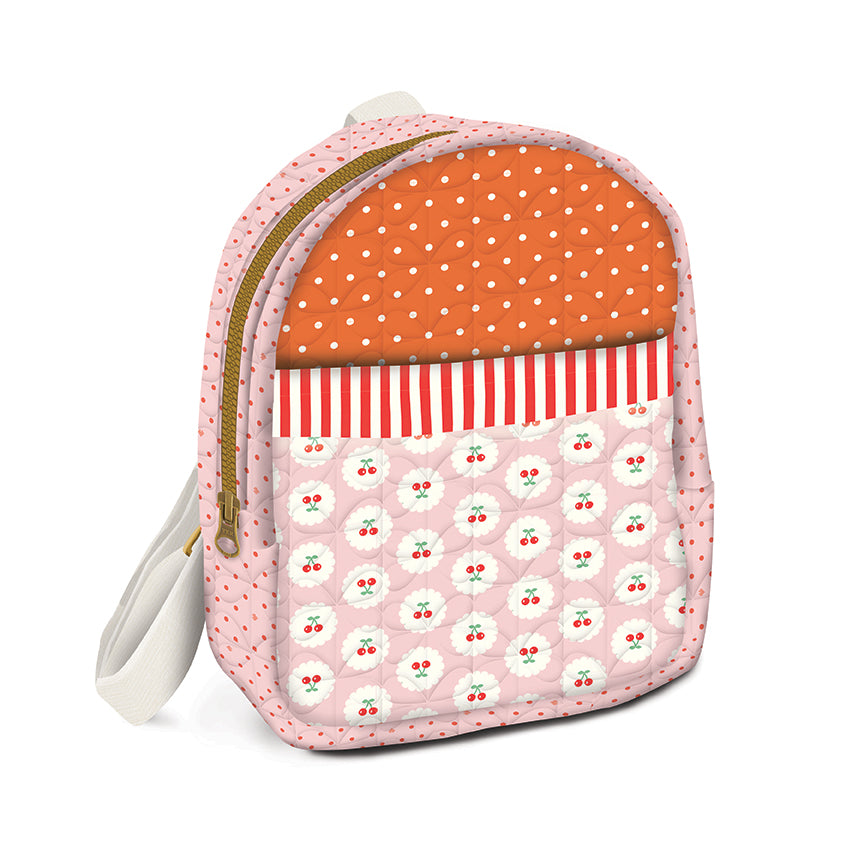 Cotton Nook Backpack Panel by Minki Kim; Makes 2 Backpacks