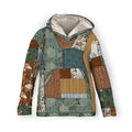 Quilted Hoodie Pattern by Casey Cometti at Wellspring Designs; Sizes XS-XXXL; PAPER Pattern