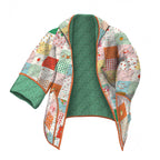 Cotton Nook Patchwork in Blue by Minki Kim of Sewing Illustration; Sold in Half Yard Increments