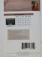 Quilted Hoodie Pattern by Casey Cometti at Wellspring Designs; Sizes XS-XXXL; PAPER Pattern