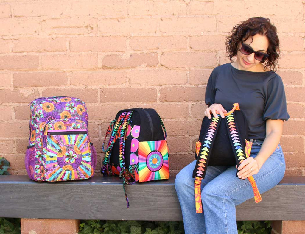 Backpack Straps & Pockets FPP Expansion Pack Companion Pattern by Quilting Elissa in Collaboration with ByAnnie; PAPER Pattern