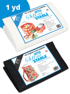 One Yard, ByAnnie Soft and Stable White OR Black 100% Polyester Foam Stabilizer, 36" x 58"
