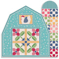 Enamel Barn Scissor Minder by Lori Holt of Bee in my Bonnet; Approx. 3.5" x 3.5"