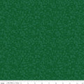 Liberty Fabrics Wiltshire Shadow Print in Forest (Dark Green Tone-on-Tone), Tonal Leaf and Berry Print; Sold in Half Yard Increments