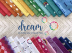 Dream - Heartfelt in Purple by Kristy Lea of Quiet Play; Sold in Half Yard Increments