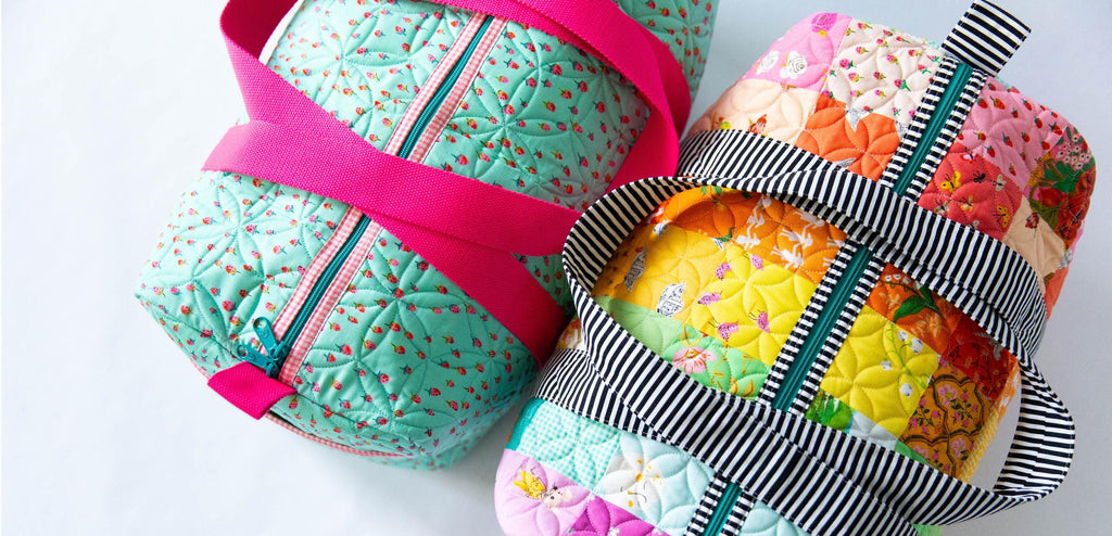 Patchwork Duffle Mini PAPER Pattern by Knot and Thread Designs