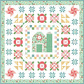 Meadowland Quilt Kit; Fabric from Summer Skies & Fireflies by Gracey Larson of Burlap and Blossom, Approx. 73" x 73" Quilt, Includes Pattern