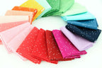 Rainbow Blossoms on White by Christopher Thompson for Riley Blake Designs, Sold in Half Yard Increments