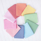Black 1/8 Inch Stripe on White; Basics Collection for Riley Blake Designs; Sold in Half Yard Increments