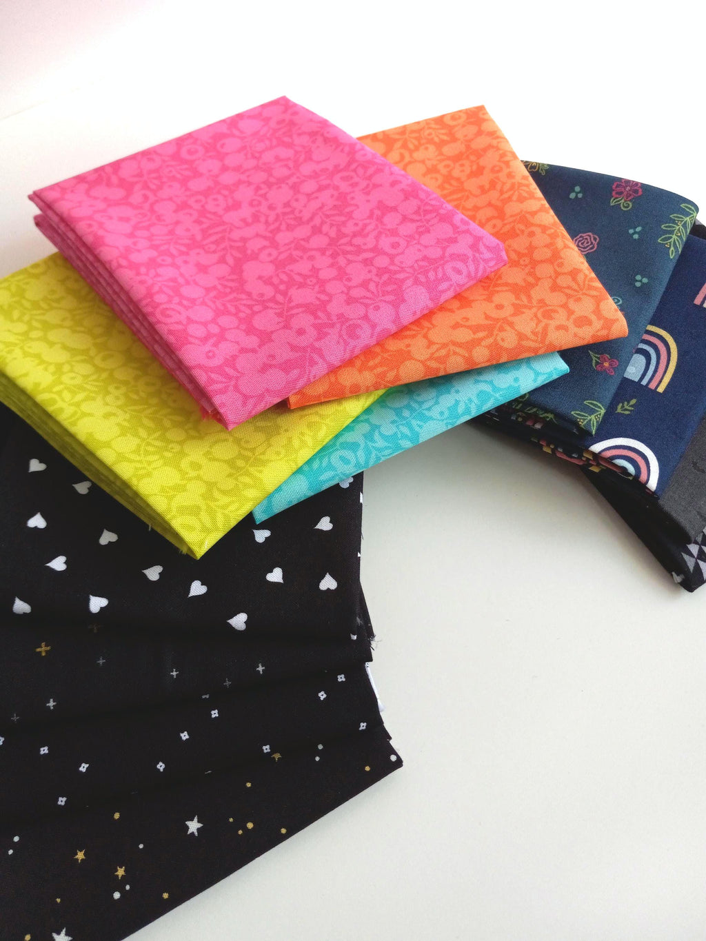 Midnight Garden-Inspired Fat Quarter Bundle from Various Designers; 12 Piece Bundle