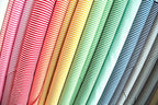 Black 1/4 Inch Stripe on White; Basics Collection for Riley Blake Designs; Sold in Half Yard Increments