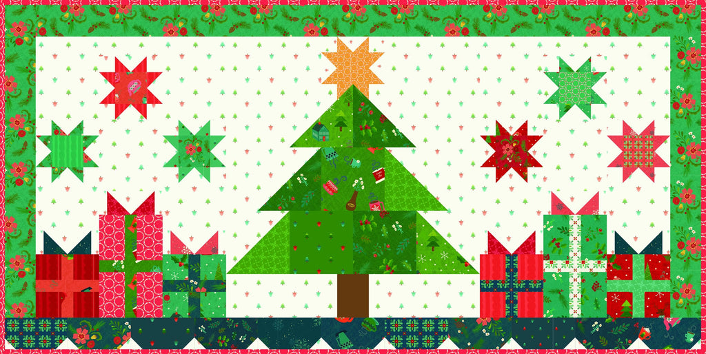Table Runner Kit for "Under the Tree" Runner by Heather Peterson of Anka's Treasures; Includes Paper Pattern
