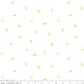 Lemon Zest from Hush Hush 3 by Fran Gulick; Sold in Half Yard Increments
