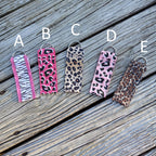 Animal Print Chapstick Holders featuring Zebra Stripes and Leopard Prints