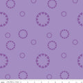 Dream - Heartfelt in Purple by Kristy Lea of Quiet Play; Sold in Half Yard Increments