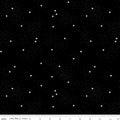 Dainty Daisy - White Daisies on Licorice Black by Beverly McCullough; Sold in Half Yard Increments
