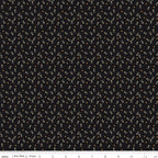 Beggar's Night Skulls on Black by Sandy Gervais for Riley Blake Designs; Sold in Half Yard Increments