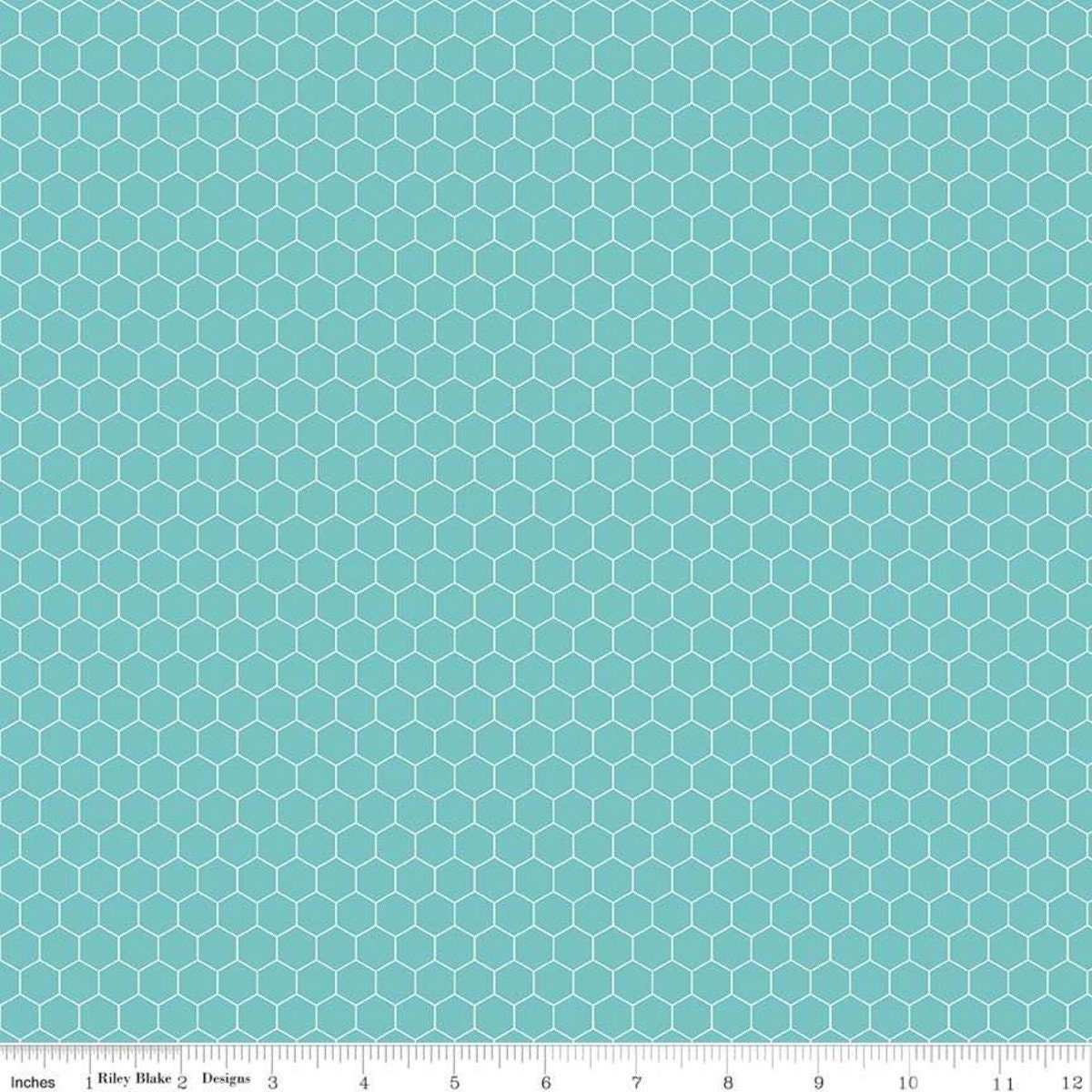 Farm Girl Vintage Companion Prints Honeycomb Cottage by Lori Holt of Bee in my Bonnet; Sold in Half Yard Increments