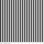 Black 1/4 Inch Stripe on White; Basics Collection for Riley Blake Designs; Sold in Half Yard Increments
