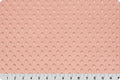 Cuddle Dimple Minky Plush in Shell (Light Pink) Color by Shannon Fabrics; 100% Polyester; Sold by the Yard