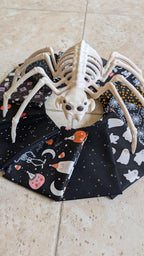 Fat Quarter Bundle of Halloween Blacks - 12 Pieces from Various Designers