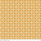Piece & Plenty Blossom in Marigold by Lori Holt of Bee in my Bonnet; Sold in Half Yard Increments