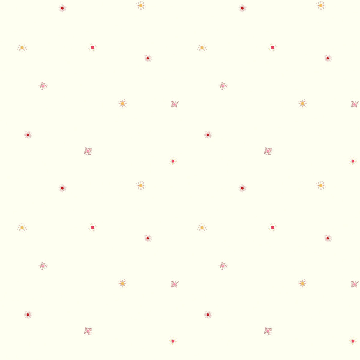 Tiny Suns on Cream by Amanda Niederhauser of Jedi Craft Girl for Stay Wild collection for Riley Blake Designs; Sold in Half Yard Increments