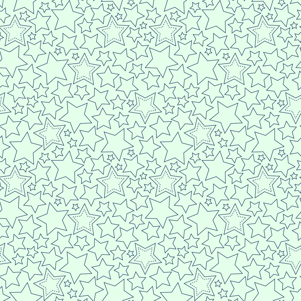Sweet Freedom Stars on Bleached Denim by Beverly McCullough of Flamingo Toes; Sold in Half Yard Increments